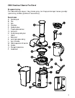 Предварительный просмотр 3 страницы OBH Nordica vitamix pro steel 6842 Instruction Manual