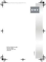 Предварительный просмотр 40 страницы OBI 411 722 Manual