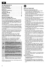 Предварительный просмотр 4 страницы OBI BLG-12/12 Original Instructions Manual