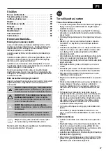 Предварительный просмотр 77 страницы OBI BLG-12/12 Original Instructions Manual