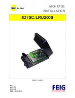 OBID i-scan ID ISC.LRMU2000-B-EU Installation Instructions Manual preview