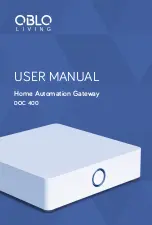 OBLO Living DOC400 User Manual preview