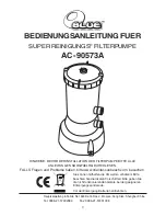 Предварительный просмотр 9 страницы OBlue SUPER CLEAN AC-90573A Owner'S Manual