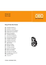 OBO Bettermann 5095 201 Installation Instructions Manual предпросмотр