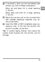 Preview for 25 page of OBO Bettermann UDHome2 V SA Mounting Instructions