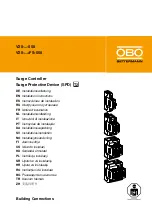 OBO Bettermann V20-0-550 Installation Instructions Manual preview