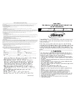 O'Brien Kneeboard Owner'S Manual предпросмотр