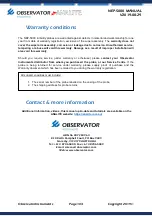 Preview for 103 page of Observator Instruments Analite NEP-5000 Manual