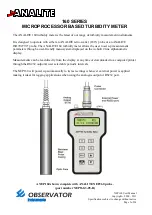 Preview for 3 page of Observator Instruments ANALITE NEP160 User Manual