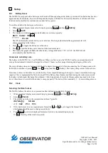 Preview for 19 page of Observator Instruments ANALITE NEP160 User Manual