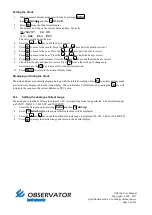 Preview for 20 page of Observator Instruments ANALITE NEP160 User Manual