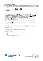 Preview for 21 page of Observator Instruments ANALITE NEP160 User Manual