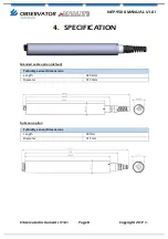 Preview for 8 page of Observator Instruments NEP-9500 Series User Manual