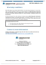 Preview for 25 page of Observator Instruments NEP-9500 Series User Manual