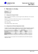 Preview for 41 page of Observator Instruments OMC-045-II Technical  User'S Manual