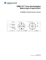 Предварительный просмотр 1 страницы Observator Instruments OMC-131 Installation And Technical Manual