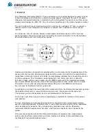 Предварительный просмотр 4 страницы Observator Instruments OMC-131 Installation And Technical Manual