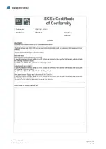 Preview for 36 page of Observator Instruments OMC-150 Manual