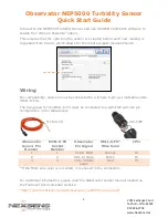 Preview for 2 page of Observator ANALITE NEP5000 Quick Start Manual