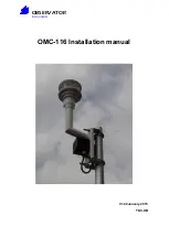 Предварительный просмотр 1 страницы Observator OMC-116 Installation Manual