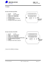 Предварительный просмотр 5 страницы Observator OMC-116 Installation Manual