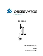 Предварительный просмотр 1 страницы Observator OMC-160-3 Manual