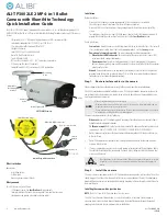 Предварительный просмотр 1 страницы Observint ALIBI ALI-TP3002LE Quick Installation Manual