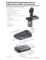 Preview for 1 page of Observint MC104DVR Quick Setup Manual