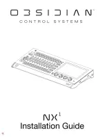 OBSIDIAN CONTROL SYSTEMS 1330000074 Installation Manual preview