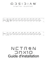 Preview for 15 page of OBSIDIAN CONTROL SYSTEMS NETRON DMX10 Installation Manual