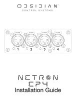 Preview for 1 page of OBSIDIAN CONTROL SYSTEMS NETRON EP4 Installation Manual