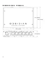 Предварительный просмотр 16 страницы OBSIDIAN CONTROL SYSTEMS Netron RDM6XL Installation Manual