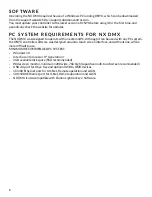 Preview for 8 page of OBSIDIAN CONTROL SYSTEMS NX DMX Installation Manual