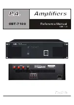 OBT OBT-7100 Reference Manual предпросмотр