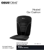 OBUSFORME CC-HCC-01 Instruction Manual And  Warranty Information preview