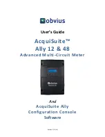 Obvius AcquiSuite Ally User Manual preview