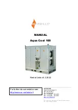 OC VERHULST Aqua Cool 100 Manual preview