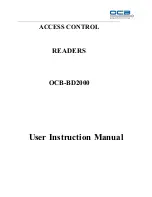 Предварительный просмотр 1 страницы OCB OCB-BD2000 User Instruction Manual