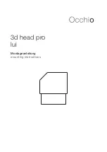 Preview for 1 page of Occhio 3d head pro lui Mounting Instructions