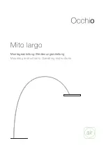 Occhio Mito largo Mounting And Operating Instructions preview