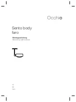 Occhio Sento faro flat Mounting Instructions preview