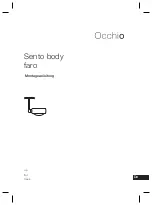 Preview for 3 page of Occhio Sento faro flat Mounting Instructions