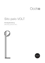 Occio Sito palo VOLT Mounting Instructions preview