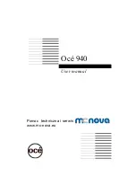 Preview for 1 page of Oce 940 User Manual