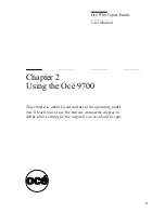 Preview for 17 page of Oce 9700 User Manual