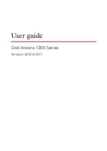 Oce arizona 1240 GT User Manual preview