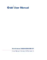 Oce Arizona 200 GT User Manual preview