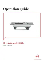 Предварительный просмотр 1 страницы Oce Arizona 318 GL User Manual