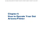 Preview for 75 page of Oce Arizona 440 GT User Manual