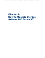 Preview for 105 page of Oce Arizona 440 GT User Manual